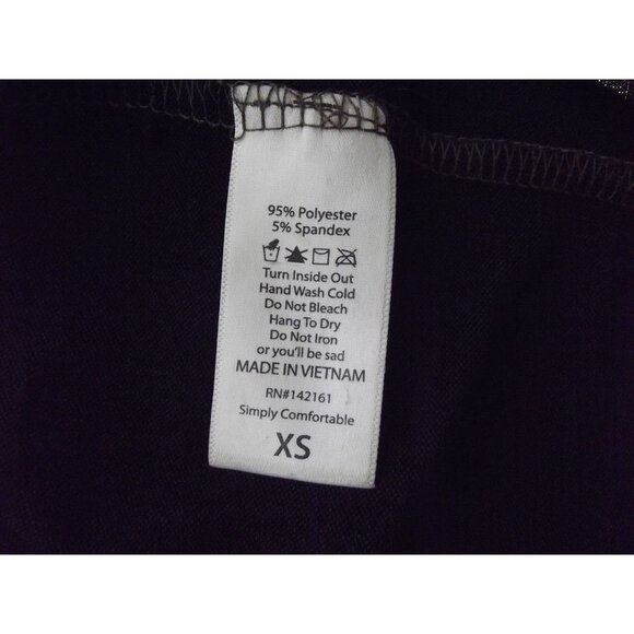 LulaRoe Tunic Top Womens Size XS Metallic Gold Black sparkle hi lo hem round - Picture 7 of 7